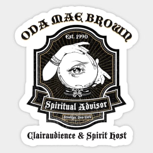 Oda Mae Brown Ghost Sticker